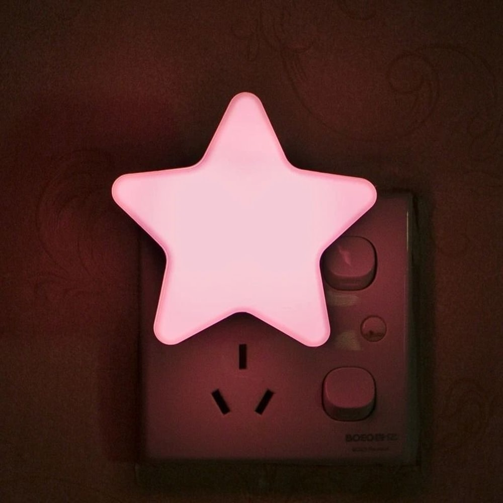 LED Star Night Light Charming PlugIn Home Decor 9