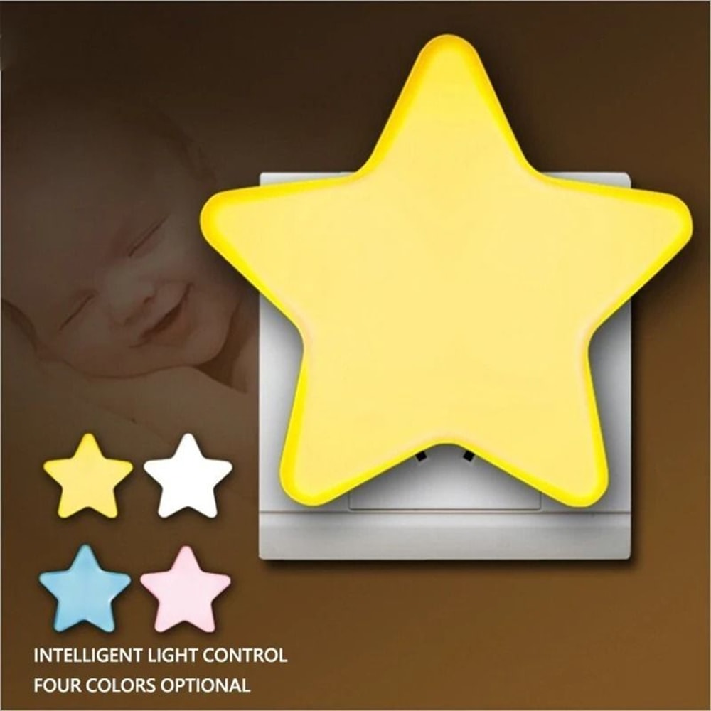 LED Star Night Light Charming PlugIn Home Decor 1