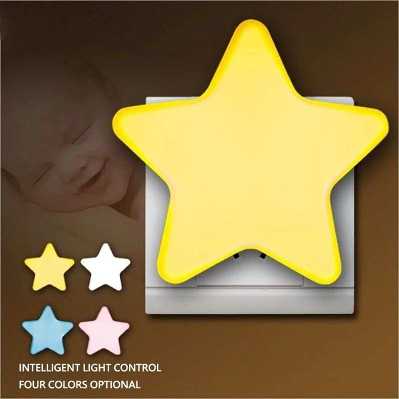 LED Star Night Light Charming PlugIn Home Decor 1