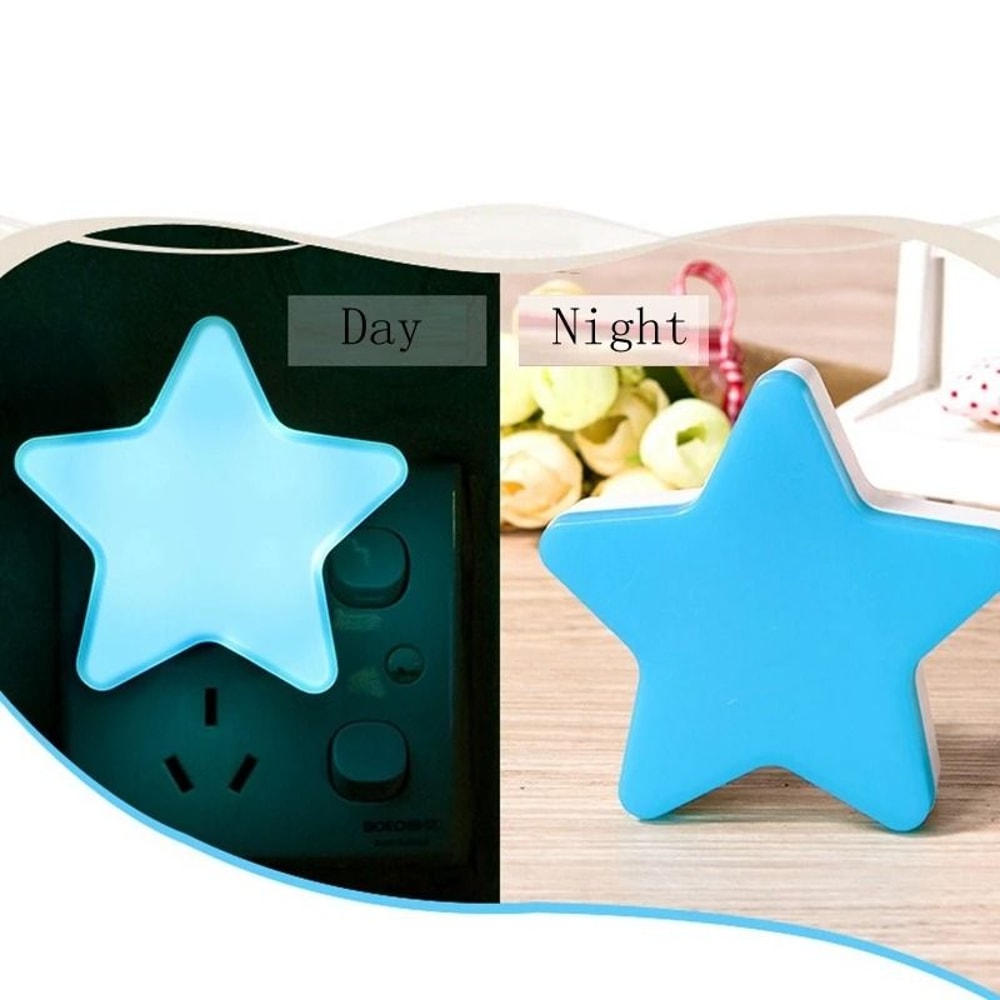 LED Star Night Light Charming PlugIn Home Decor 5