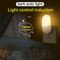 Cute LED Night Light Compact PlugIn Bedside Lamp 1