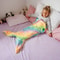 GlowintheDark Mermaid Tail Snuggle Blanket 2