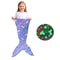 GlowintheDark Mermaid Tail Snuggle Blanket 5