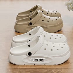 universal cloud-soft hollow covered toe comfort slippers