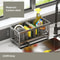 HeavyDuty Carbon Steel Kitchen Sink Organizer Sponge Rack 11