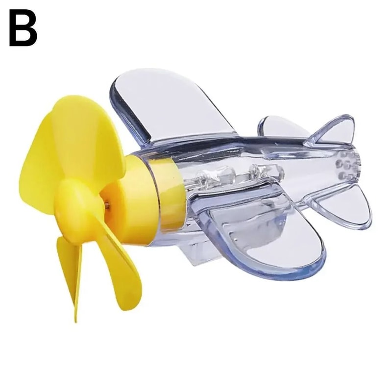 Dynamic WindPowered Rotating Airplane LED Decor 6