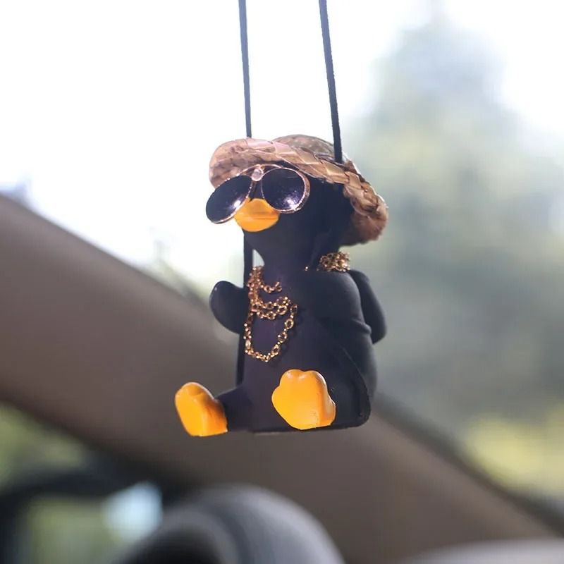 Cool Swinging Duck Interior Car Charm 1