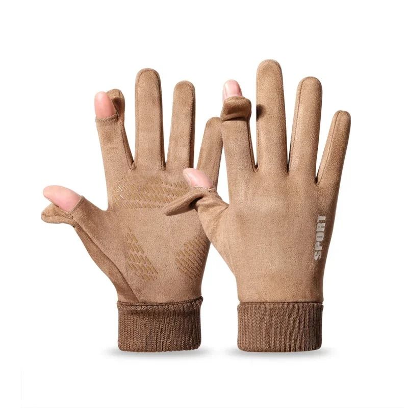 Winter Faux Suede Performance FlipTop Gloves 9