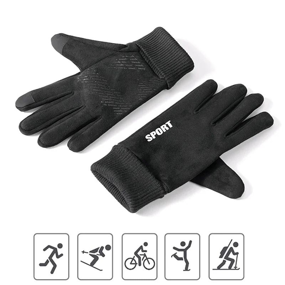Winter Faux Suede Performance FlipTop Gloves 5