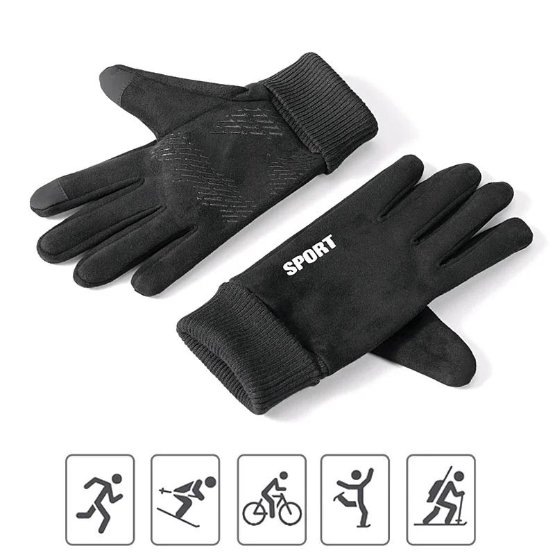 Winter Faux Suede Performance FlipTop Gloves 5