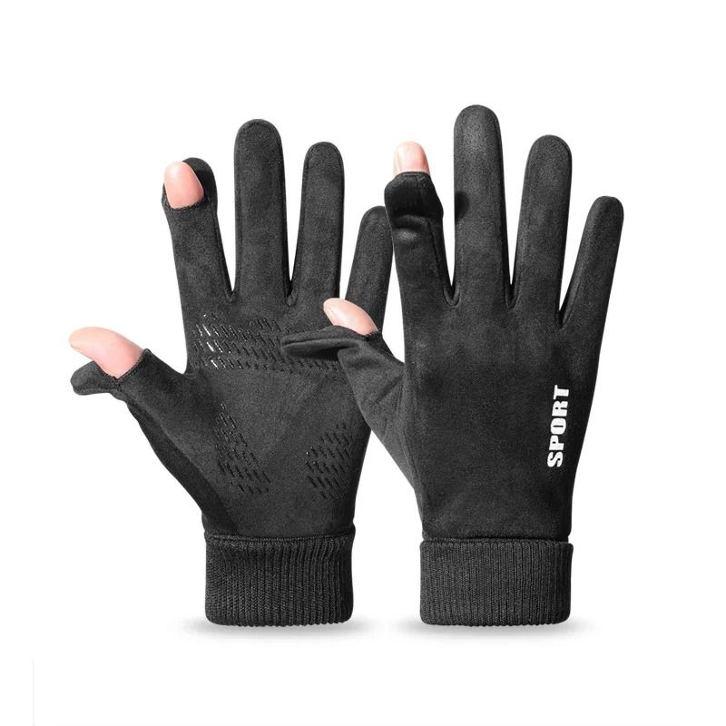 Winter Faux Suede Performance FlipTop Gloves 6