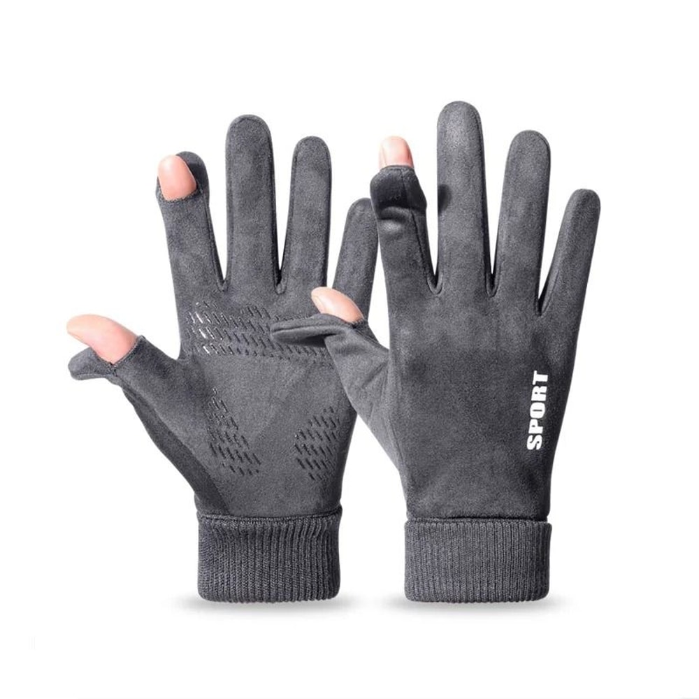 Winter Faux Suede Performance FlipTop Gloves 8