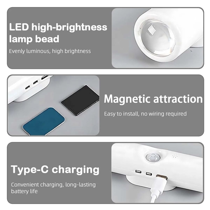 Intelligent HillBeam Magnetic Motion Sensor Light 5