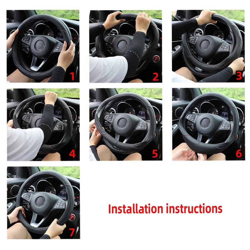Artisan LambskinTouch 3D Performance Steering Wheel Cover 6