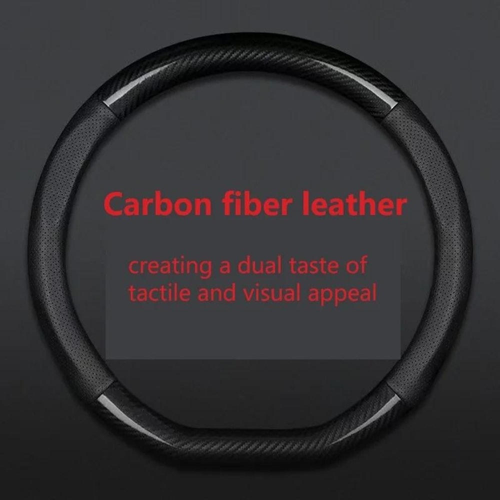 Carbon Fiber Performance Sport Steering Wheel Cover 1