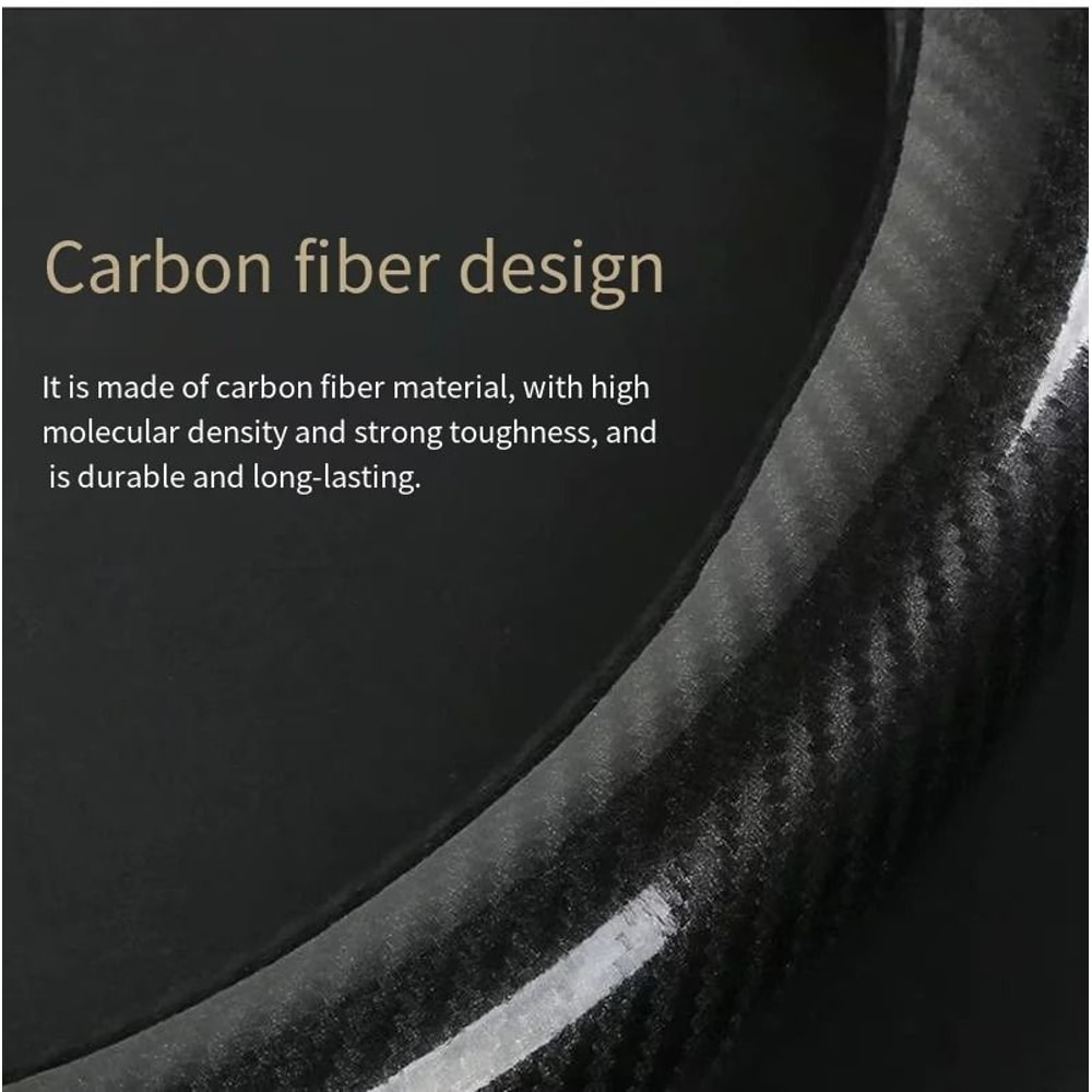 Carbon Fiber Performance Sport Steering Wheel Cover 3