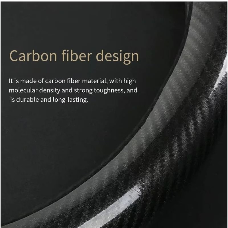 Carbon Fiber Performance Sport Steering Wheel Cover 3