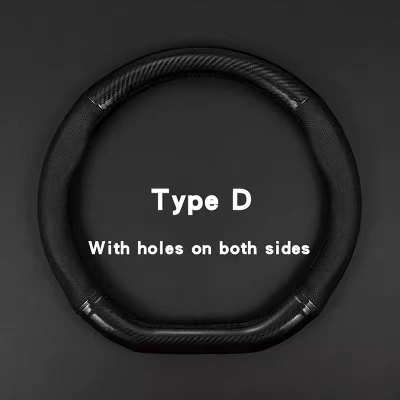 Carbon Fiber Performance Sport Steering Wheel Cover 6