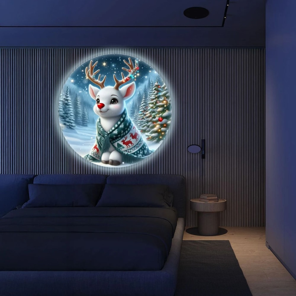 Festive Holiday USB Projection Night Light 4