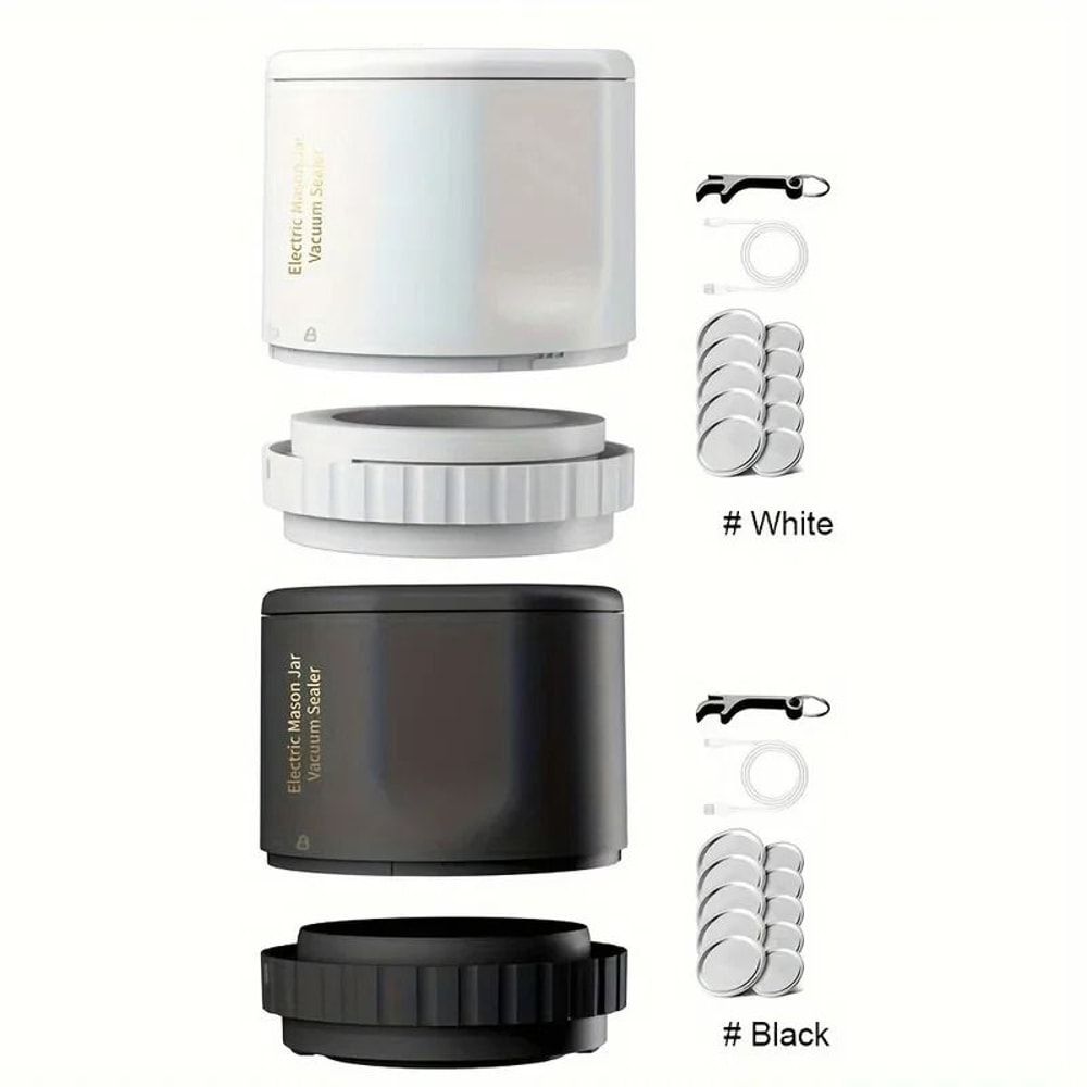 Cordless Electric Mason Jar Vacuum Sealer Kit 3