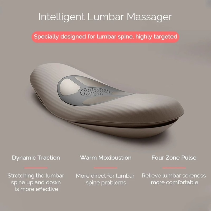 Electric Lumbar Traction Spinal Support Massager 2
