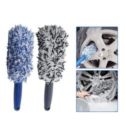 plush car wheel hub & detailing brush
