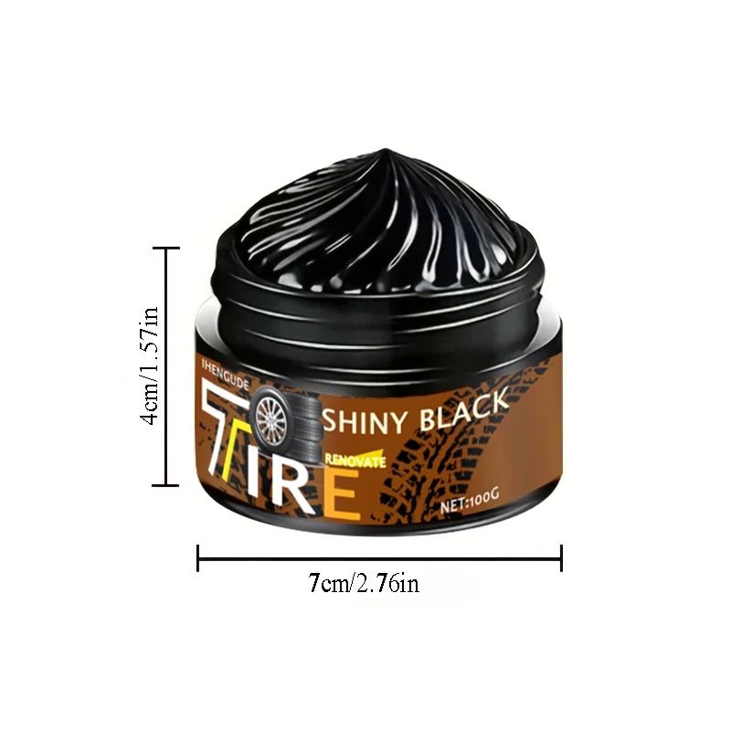 Black Tire Wax Trim Restorer 6