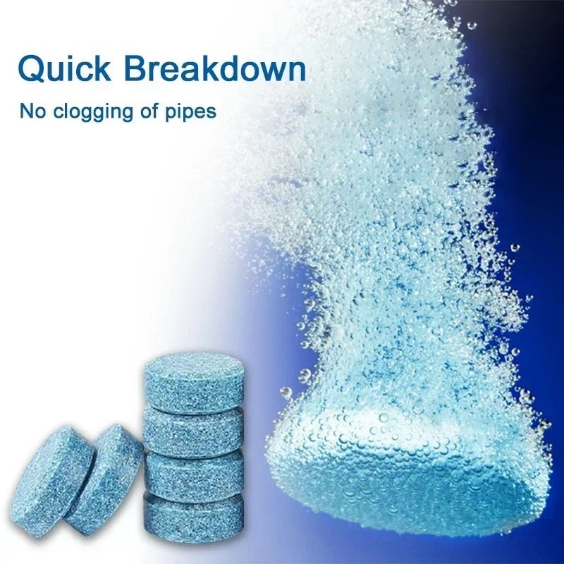 100Piece Value Pack Concentrated Effervescent Windshield Cleaner Tablets 0