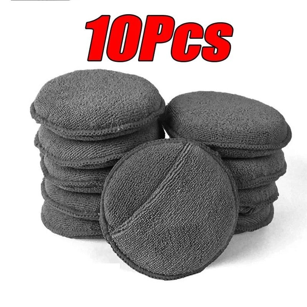 Soft Microfiber Round Pocket Applicator Pads 6
