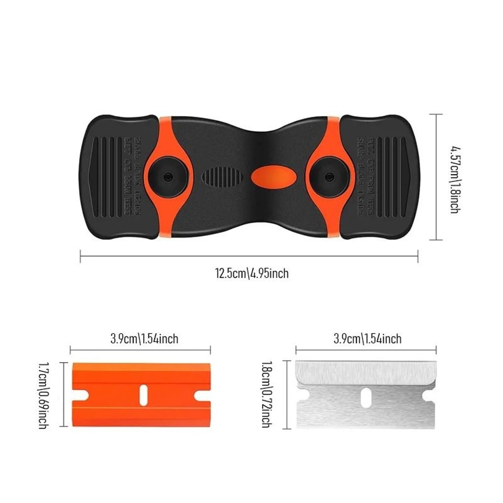 DualMaterial Razor Blade Scraper Removal Tool 4