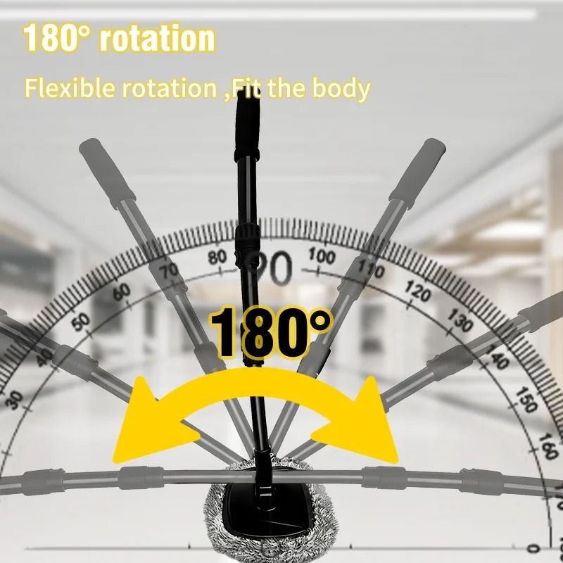 ThreeSection Retractable Bend Bar Mop 4