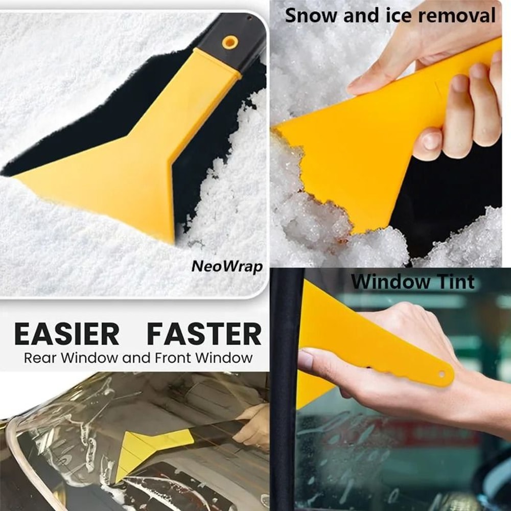 HeavyDuty Car Ice Scraper Window Squeegee 4
