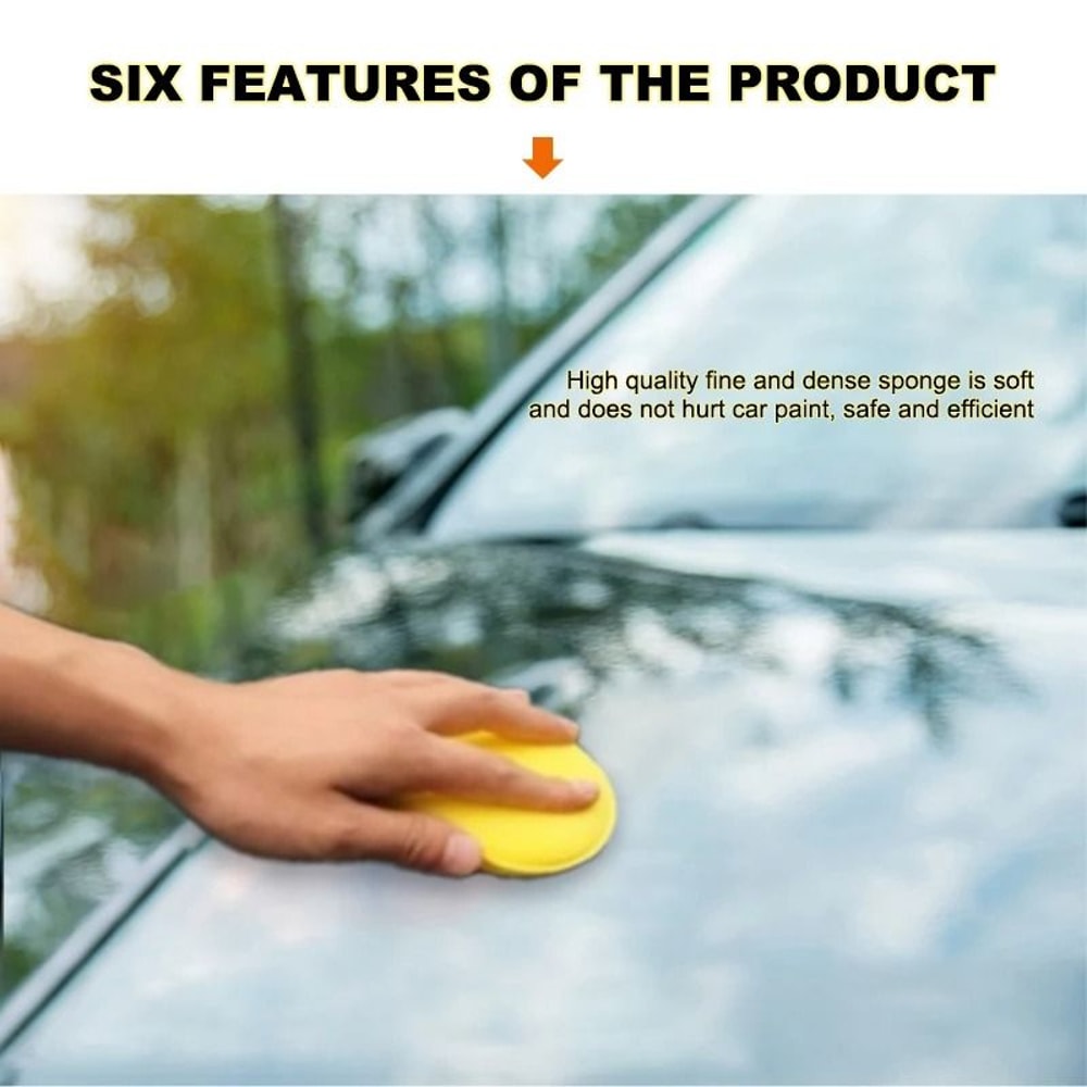 12Piece HighDensity Waxing Polishing Sponge Set 2