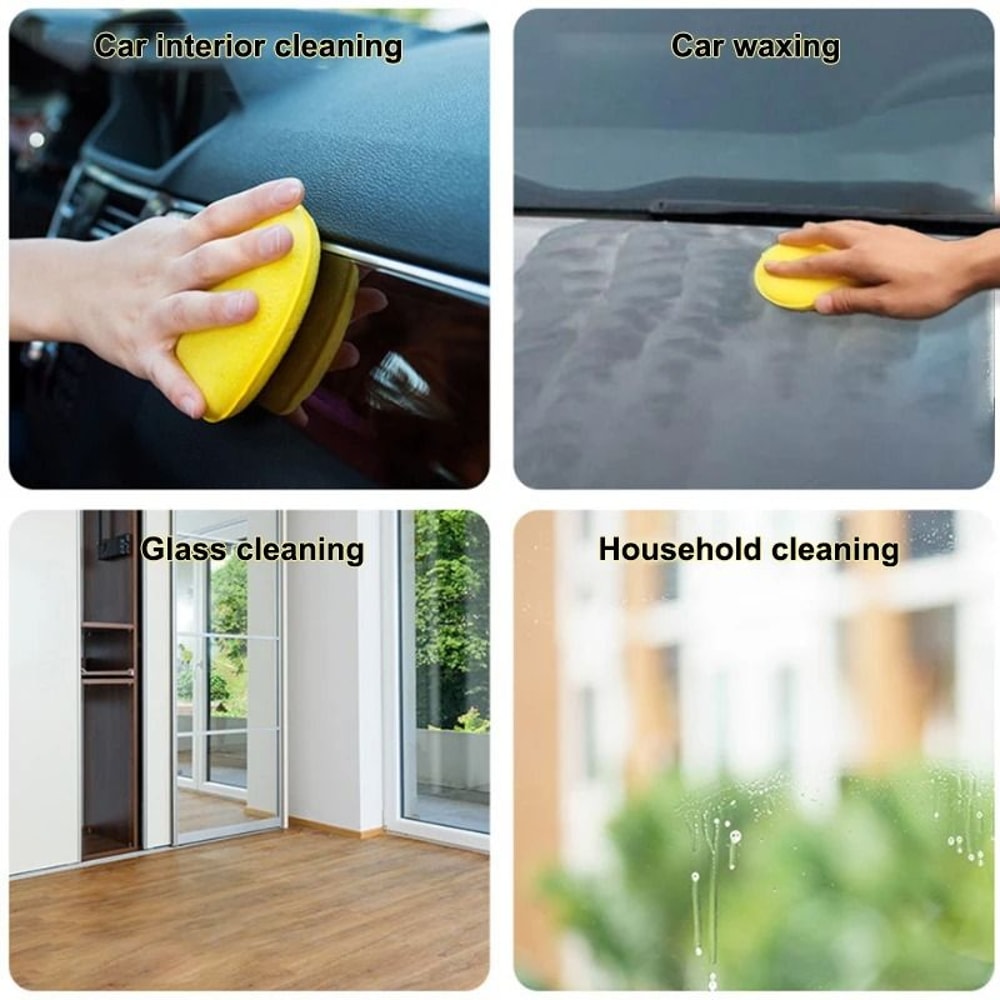 12Piece HighDensity Waxing Polishing Sponge Set 4
