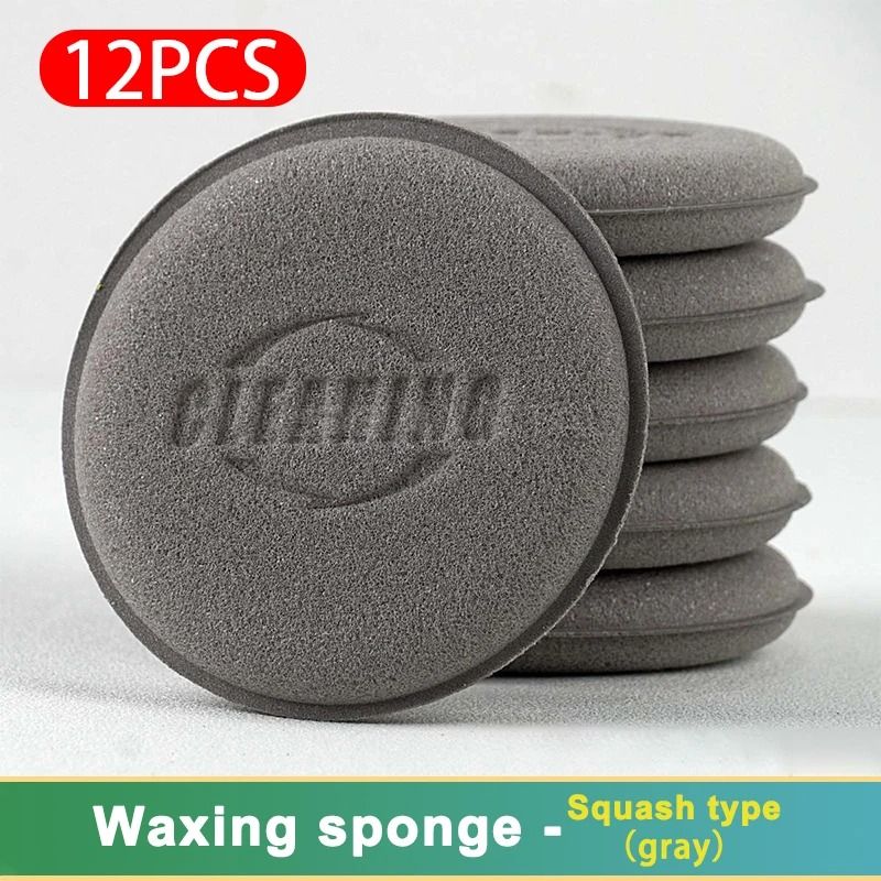 12Piece HighDensity Waxing Polishing Sponge Set 7