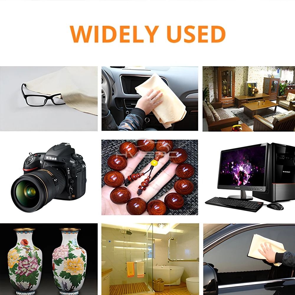 Natural Chamois Genuine Leather Drying Cloth 5