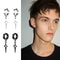Punk Star Pendant NonPiercing Hoop Earrings 2