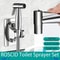 Handheld Bidet Sprayer Kit With 3Way Faucet Diverter 5
