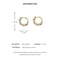 French Imitation Pearl Round Hoop Earrings 5