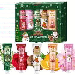 christmas hand cream gift set 5 pack moisturizing travel size