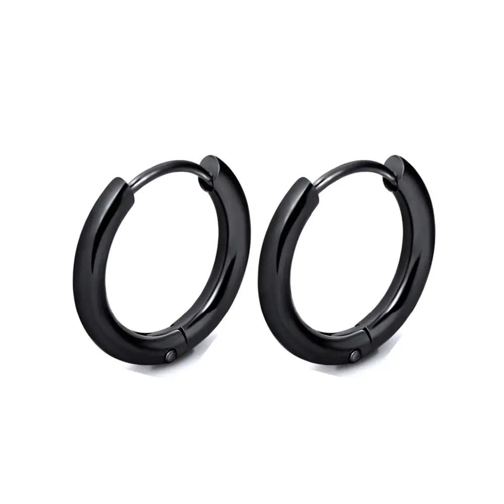 Stainless Steel Minimalist Hoop Earrings 9