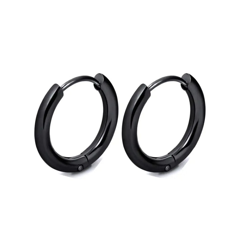 Stainless Steel Minimalist Hoop Earrings 9