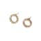 Simple Round Light Luxury Flashy Earrings 0
