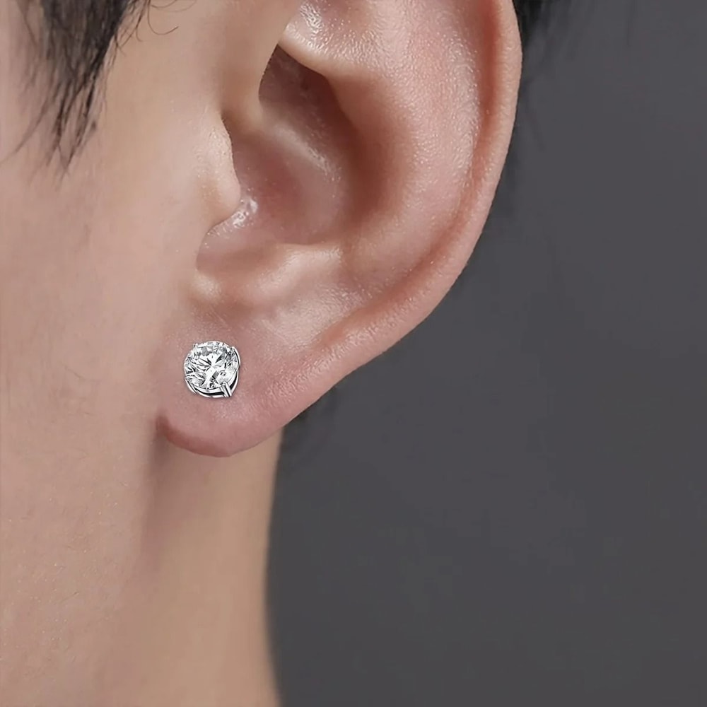 Crystal Strong Magnetic Ear Stud Set 1