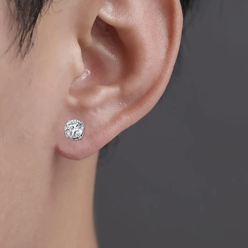 Crystal Strong Magnetic Ear Stud Set 1