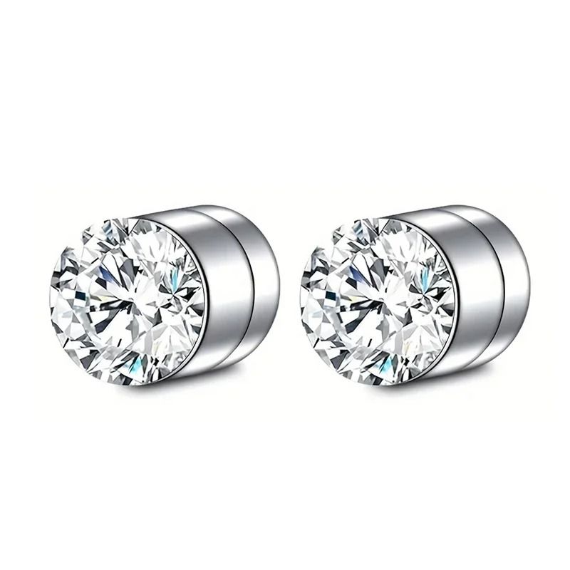 Crystal Strong Magnetic Ear Stud Set 3