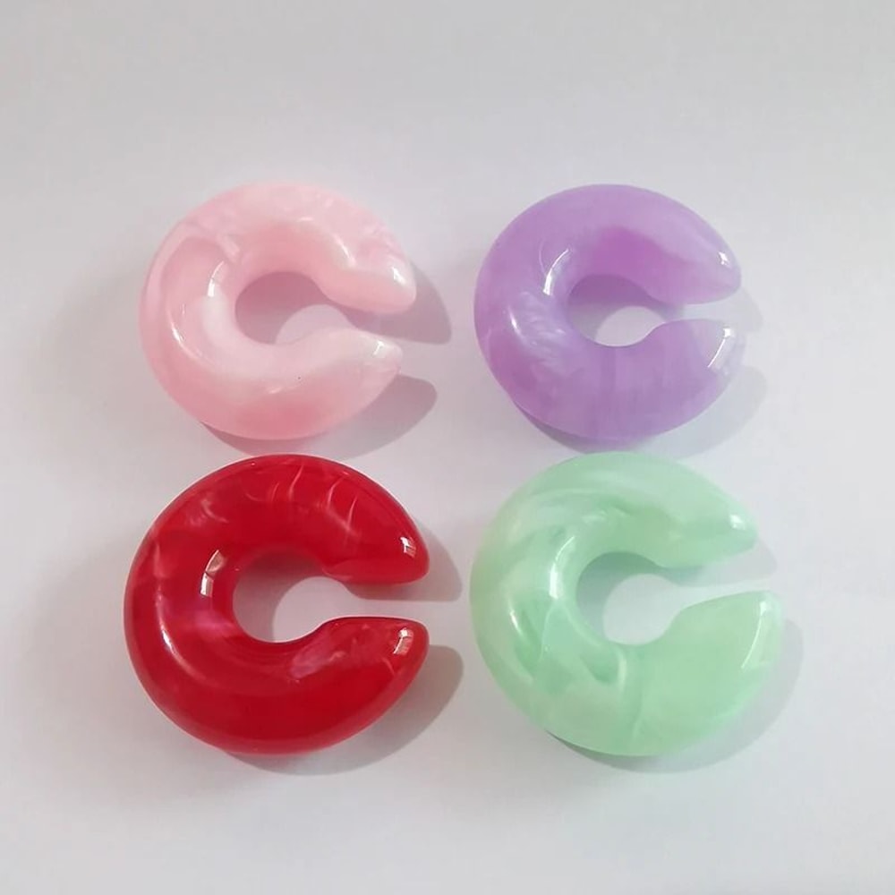 4Piece CShaped NonPierced Ear Clip Set 12