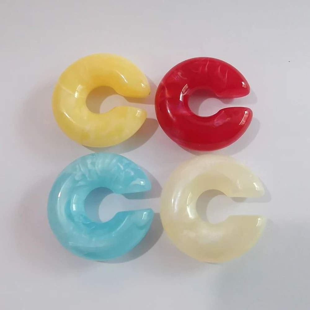 4Piece CShaped NonPierced Ear Clip Set 14