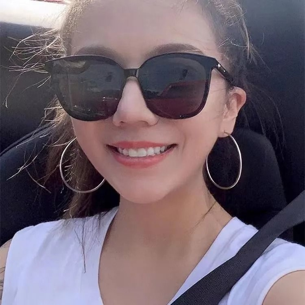 6Pair Smooth Open Hoop Earring Set 3