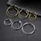 6Pair Smooth Open Hoop Earring Set 4